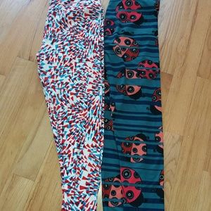 2 Pairs Lularoe TC Leggings